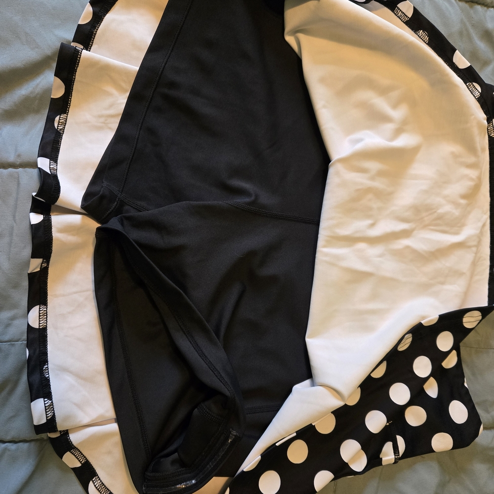 Constantly Varied Gear Black and White Polka Dot Skort - Picture 2 of 3